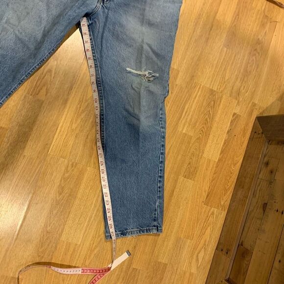 Lee Jeans Women Distressed Lightwash Regular Fit Midrise 38x29‎ - Picture 7 of 8